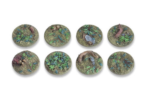 Woodland bases - 25mm Flat (8)