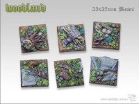 Woodland Bases - 25x25mm (5)