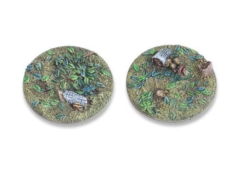 Woodland bases - 40mm Flat (2)