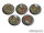 Woodland Bases - 40mm Round Lip (5)