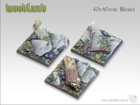 Woodland Bases - 40x40mm (2)