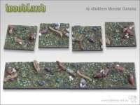 Woodland Bases - 40x40mm Diorama (4)
