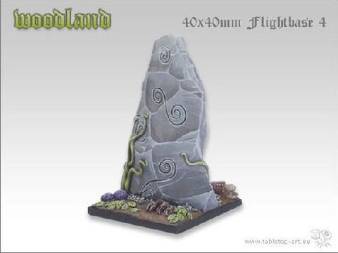 Woodland Bases - 40x40mm Flightbase 4