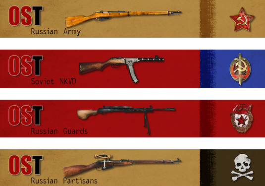Old School Tactical: V1 - East Front 2nd. Edition Border Strips