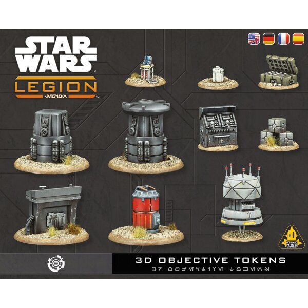 Star Wars Legion: 3D Objective Tokens (3D-Einsatzmarker) (DE/EN)