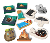 Bear Mountain Camping Adventure: Premium Wooden Pack