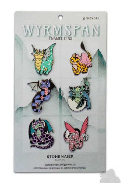 Wyrmspan: Enamel Pins