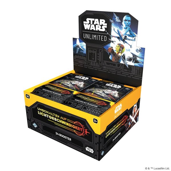 Star Wars Unlimited - Umschalten auf Lichtgeschwindigkeit (Booster-Display) (DE)