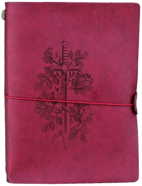 RPG Character Journal: Red Sword & Rose (EN)