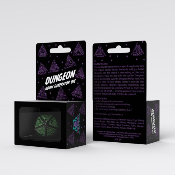 Dungeon Generator: Die Black & Green