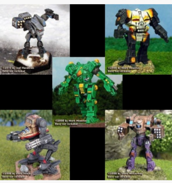 BattleTech Miniatures Clan Ghost Bear Medium Star