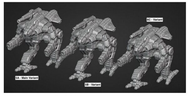 BattleTech Miniatures Marauder II MAD-5A/5B/6C