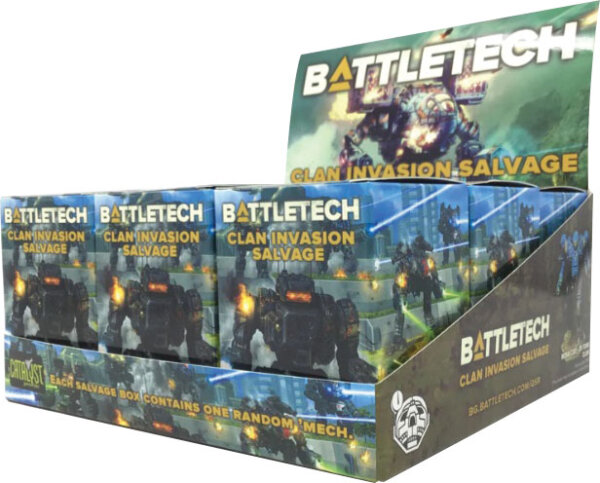 BattleTech: Clan Invasion Salvage Box Display (9)