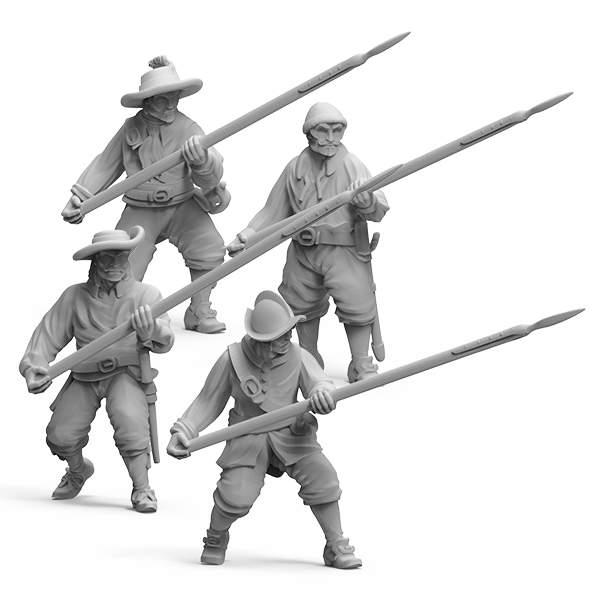 Blood & Plunder: European Pikemen Unit