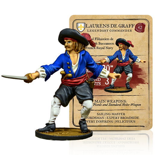 Blood & Plunder: French Laurens De Graff Legendary Commander