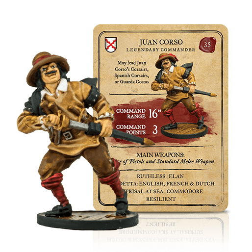 Blood & Plunder: Spanish Juan Corso Legendary Commander