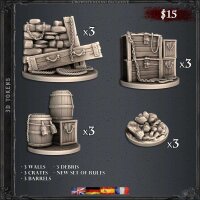 Ancient Blood: 3D Tokens