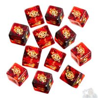Elder Dice: Eye of Chaos Dark Omens D6 (12)