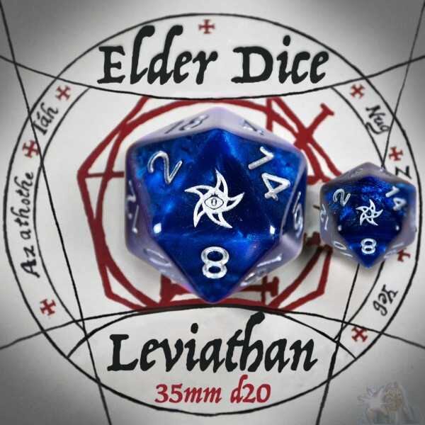 Elder Sign Leviathan D20 Mystic Purple