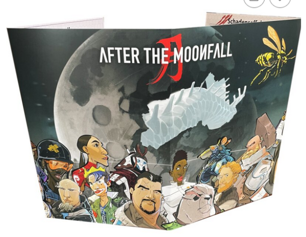 After the Moonfall RPG: Spielleiterschirm & Charakterbögen (DE)