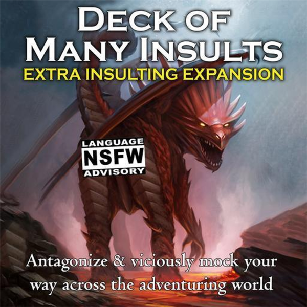 Extra Insulting Expansion Deck of Many Insults (EN)