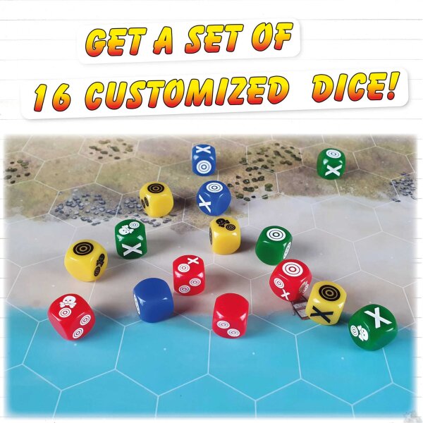 Assault Sicily 43: Customized Dice Set (16)