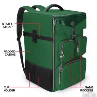 ENHANCE Board Game Backpack: Dragon Green