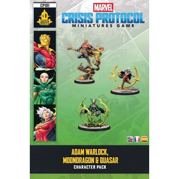Marvel Crisis Protocol: Adam Warlock, Moondragon & Quasar Character Pack (EN)