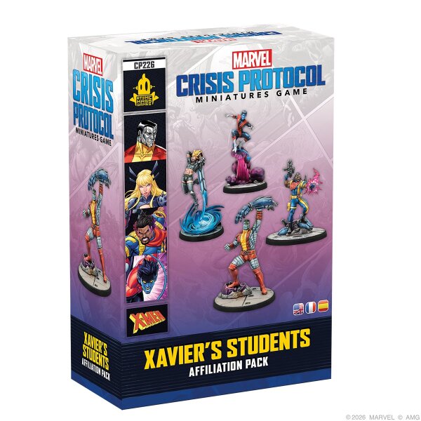 Marvel Crisis Protocol: Xavier’s Students Affiliation Pack (EN)