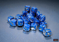 Chessex Brush Dice Set D6 Wavebreak 12mm (36)