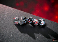 Chessex Brush Polyhedral Dice Set Dark Side (7)