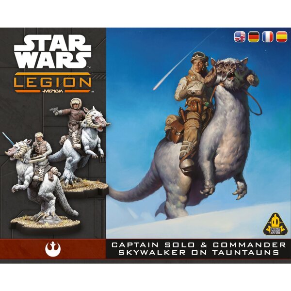 Star Wars Legion: Captain Solo & Commander Skywalker on Tauntauns (DE/EN)