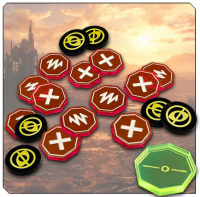 Under Our Sun: Acrylic Token Set