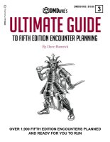 Ultimate Guide 5E Encounter Planning (EN)