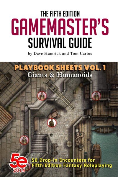 Gamemasters Survival Guide 5E - Playbook Sheets Vol. 1 (EN)