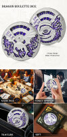 Dragon Roulette Spinner Dice Purple & Silver