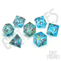 Aqua Astra Liquid Core RPG Dice Set (7)