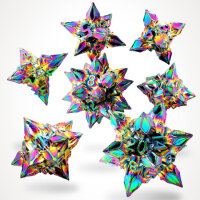 Chaotic Bane Metal RPG Dice Set (7)