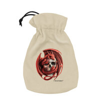 Anne Stokes Dice Pouch Skull Embrace