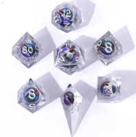Always Watching Dragons Eye Sharp Edge Resin Dice Set...