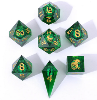 Always Watching Dragons Eye Sharp Edge Resin Dice Set...