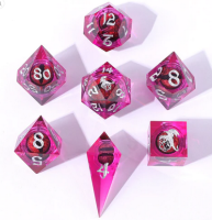 Always Watching Dragons Eye Sharp Edge Resin Dice Set...