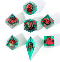 Always Watching Wraithbound Sharp Edge Resin Dice Set...