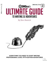 Ultimate Guide to Writing 5E Adventures (EN)