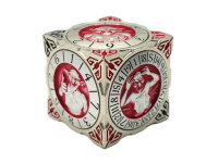 7 in 1 Dice Spinner Dice Goblin Silver w/Red